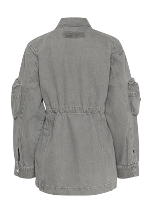 Nynne skjorte jakke Light Grey Wash Gestuz 